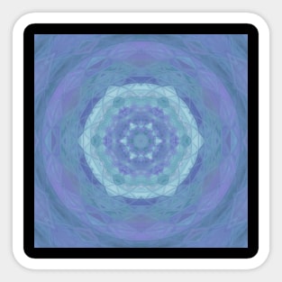 Purple Mandala Mosaic Turquoise Sticker